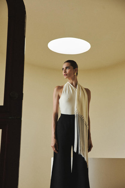 IVORY ZEI TOP